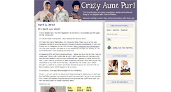 Desktop Screenshot of crazyauntpurl.com